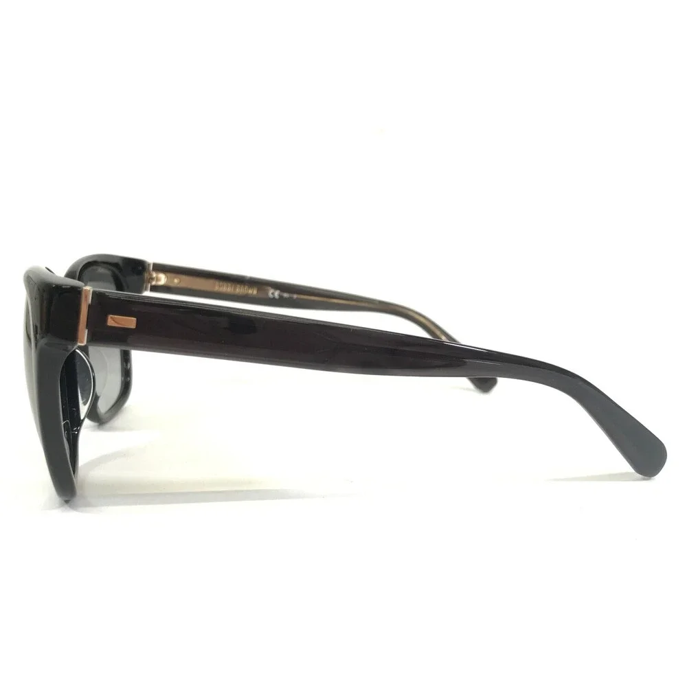 Bobbi Brown Sunglasses THE GRETCHEN/S 8079O Black Thick Rim Frames Black Lenses